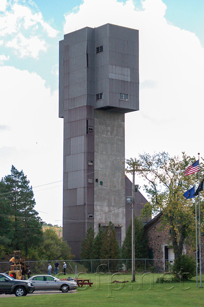 Headframe at the Cliffs iron Mine in Ispeming